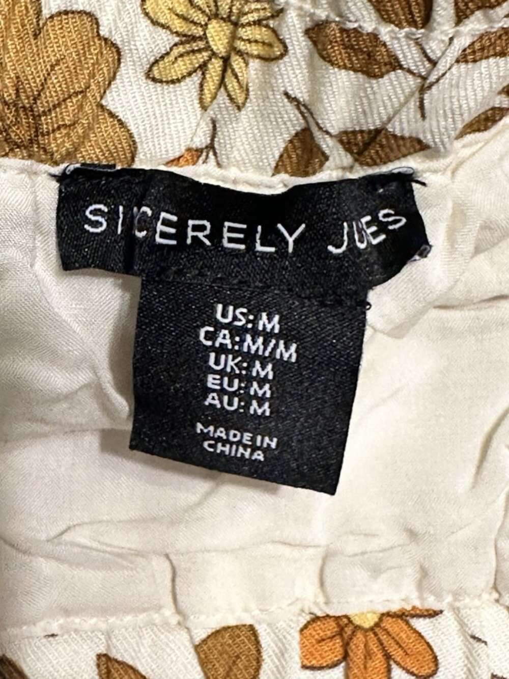 Sincerely Jules Woman Med Tiered Maxi Skirt Floral Fall Retro Cottagecore Lined - Picture 4 of 8